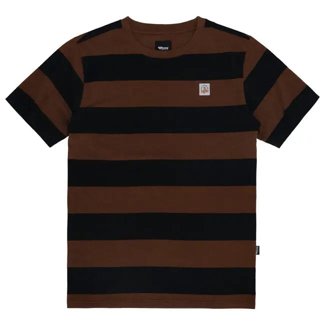 Roeg Billy T-Shirt Brown / Black FREE UK Delivery, FREE 365 Day Returns | Moto Central