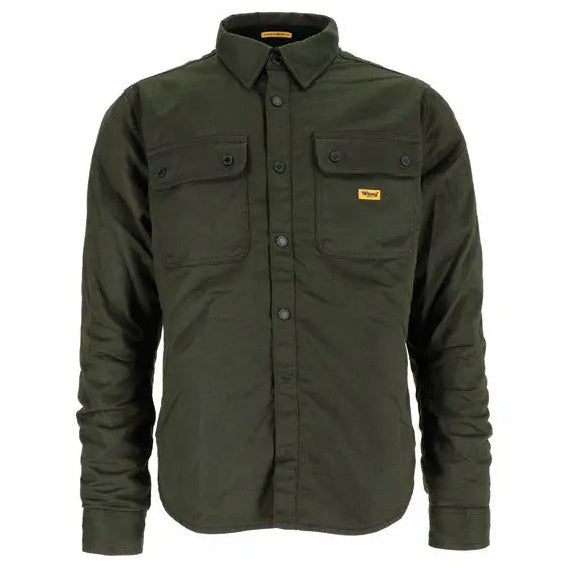 Roeg Chris Overshirt Army Green – front view
