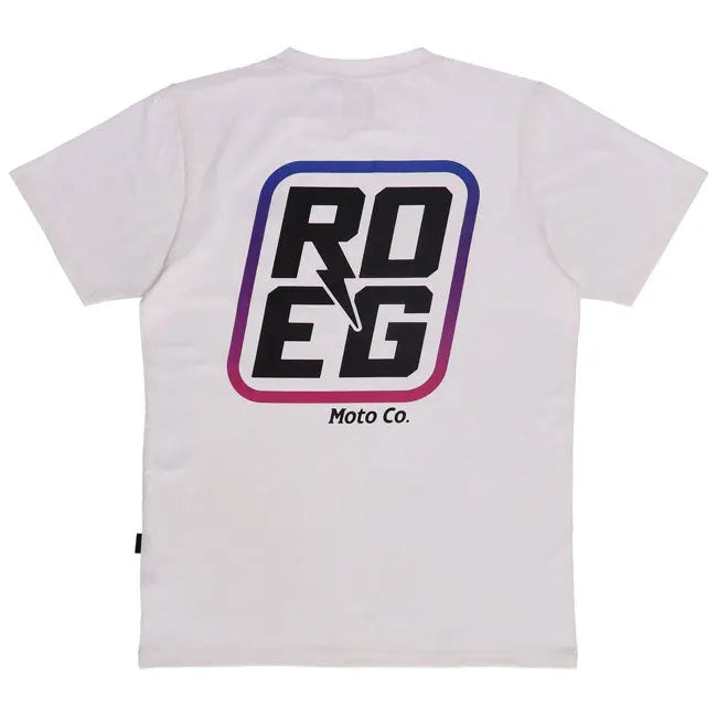 Roeg OG T-Shirt White FREE UK Delivery, FREE 365 Day Returns | Moto Central