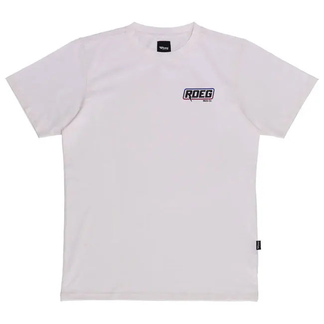 Roeg OG T-Shirt White FREE UK Delivery, FREE 365 Day Returns | Moto Central