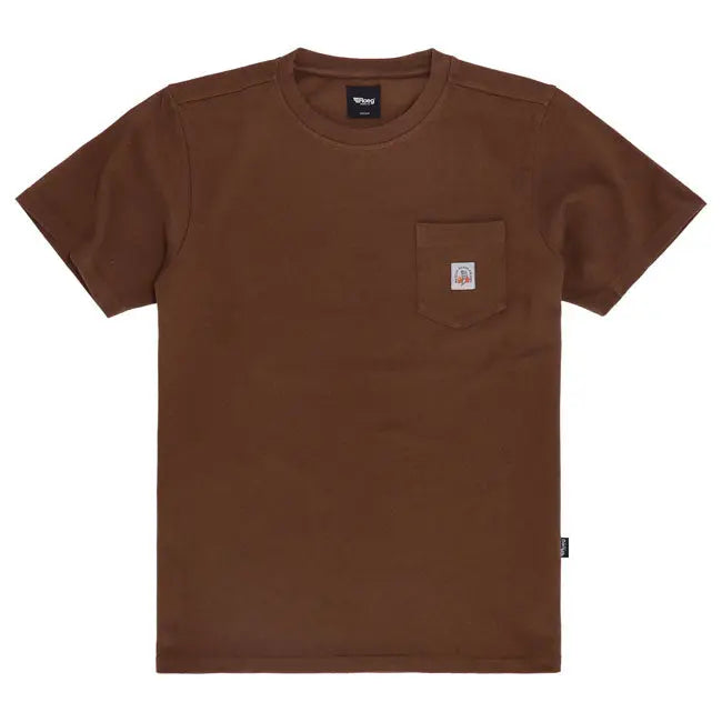 Roeg Ryder T-Shirt Brown FREE UK Delivery, FREE 365 Day Returns | Moto Central