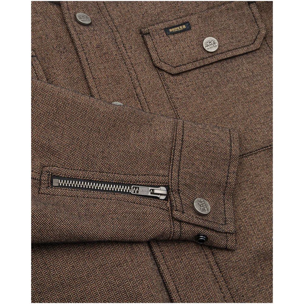 Rokker Boston Rider Shirt Brown