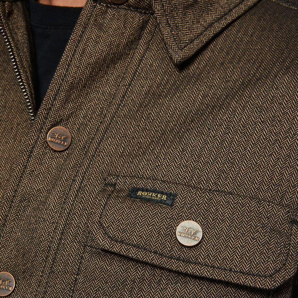 Rokker Boston Rider Shirt Brown
