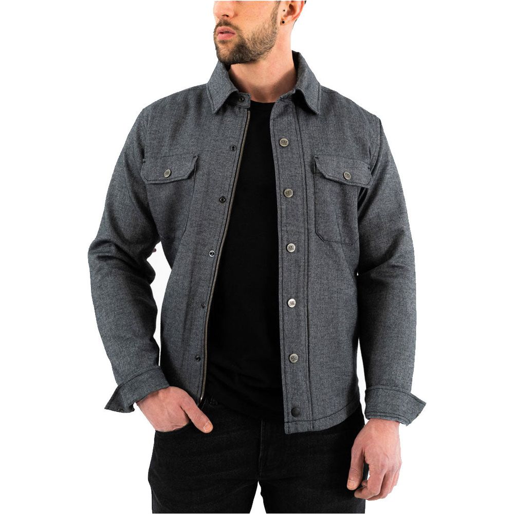 Rokker Boston Rider Shirt Grey
