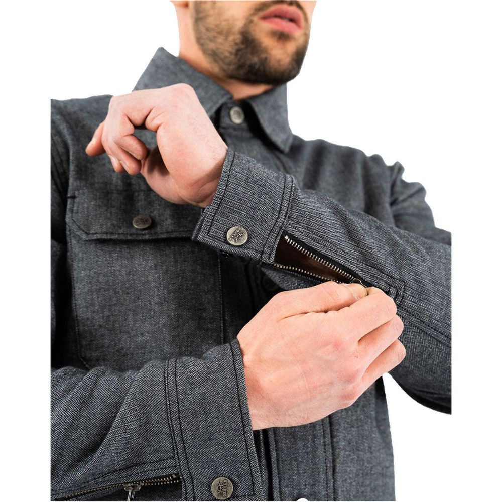 Rokker Boston Rider Shirt Grey