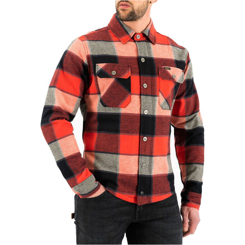 Rokker Boulder Rider Shirt Red / Black / White