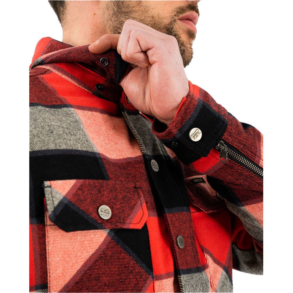 Rokker Boulder Rider Shirt Red / Black / White