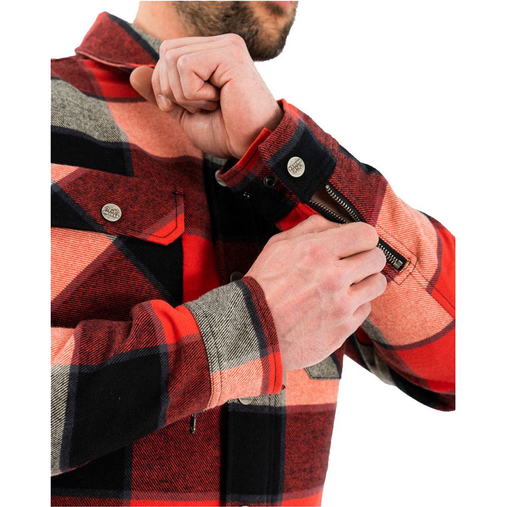 Rokker Boulder Rider Shirt Red / Black / White