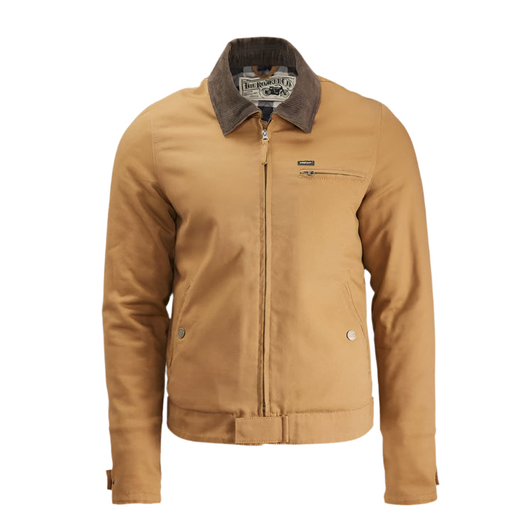 Rokker Canvas Textile Jacket Tobacco Brown