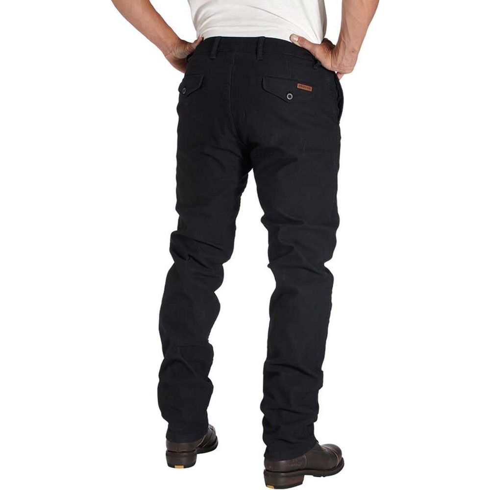 Rokker Chino Textile Trouser Black