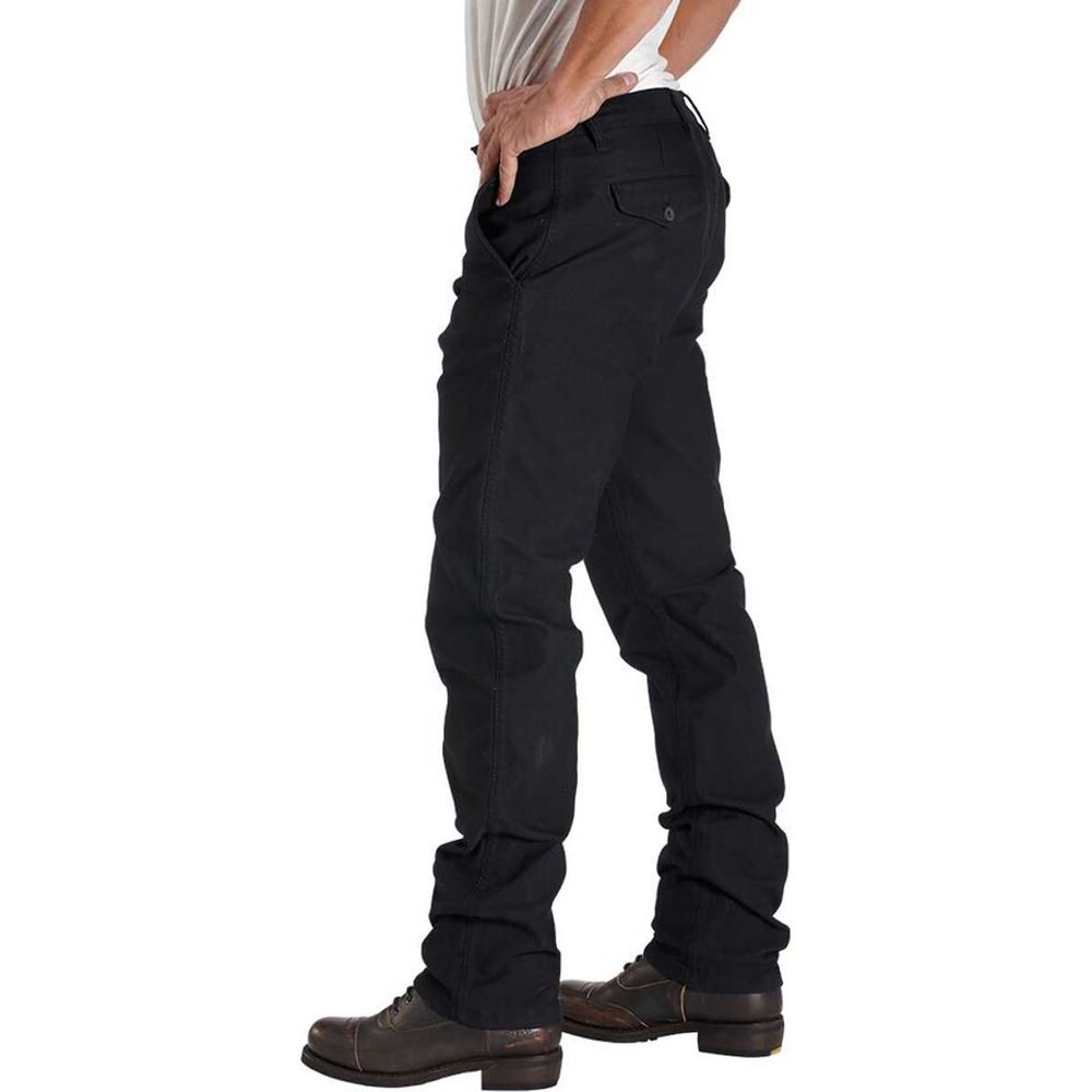 Rokker Chino Textile Trouser Black
