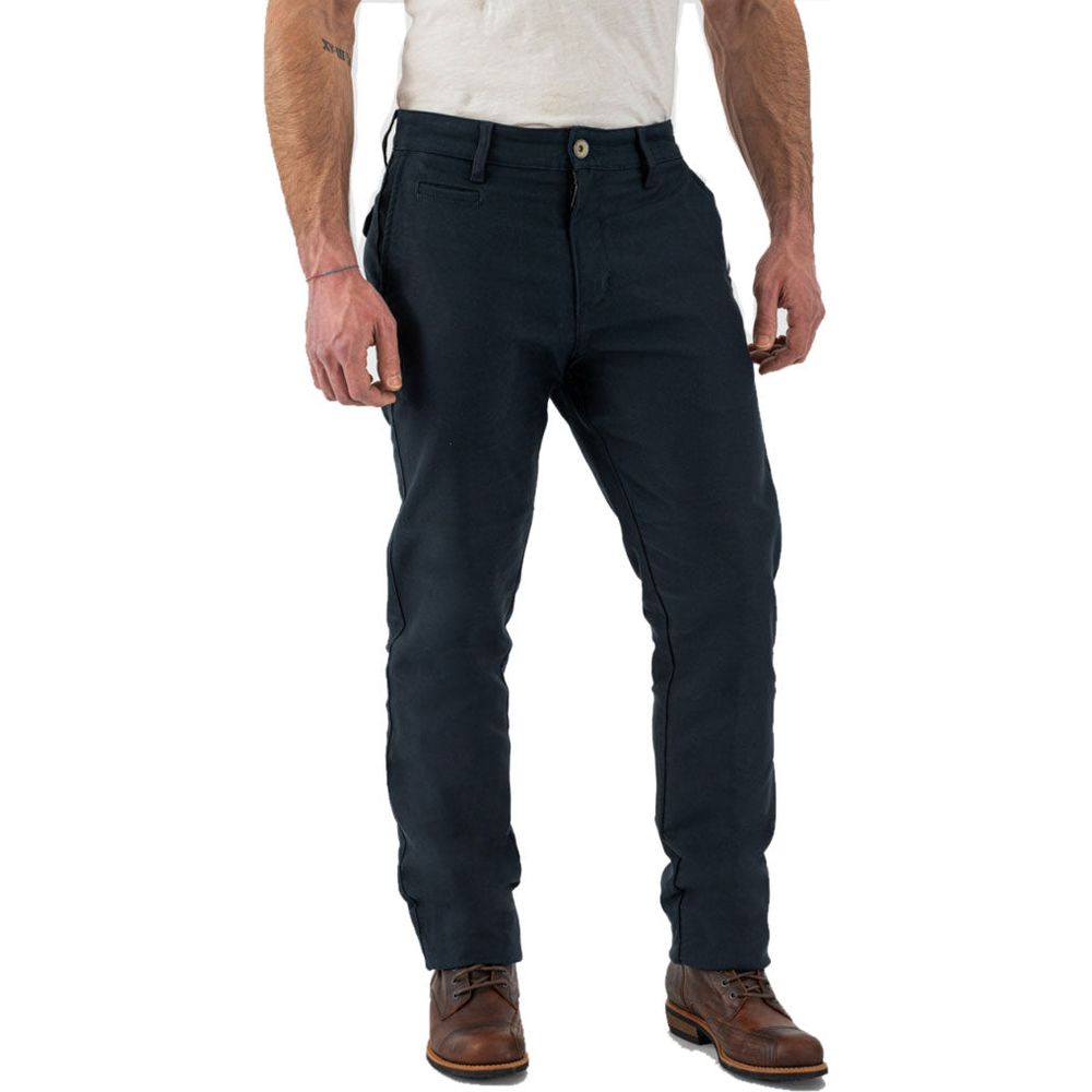 Rokker Chino Textile Trouser Navy