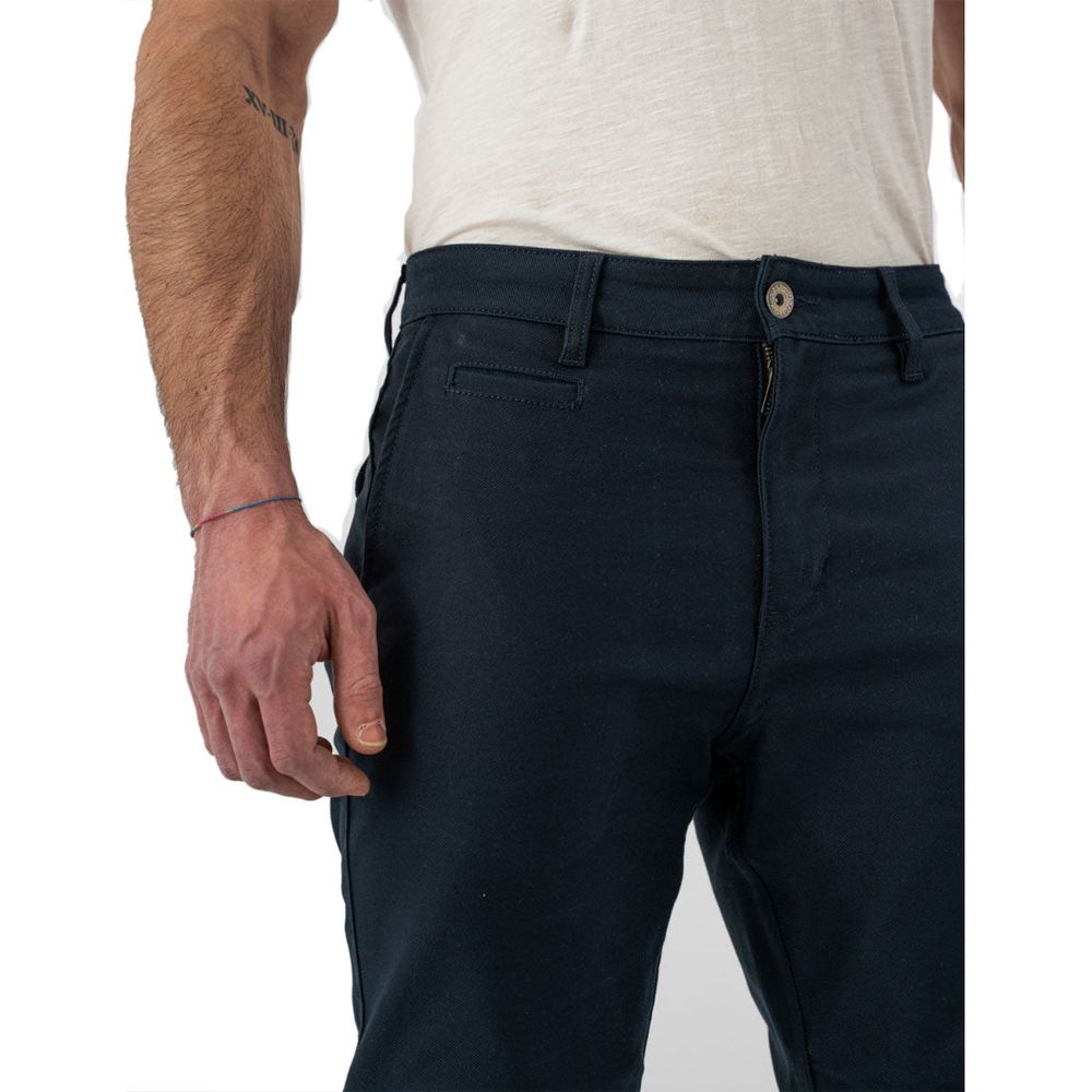 Rokker Chino Textile Trouser Navy