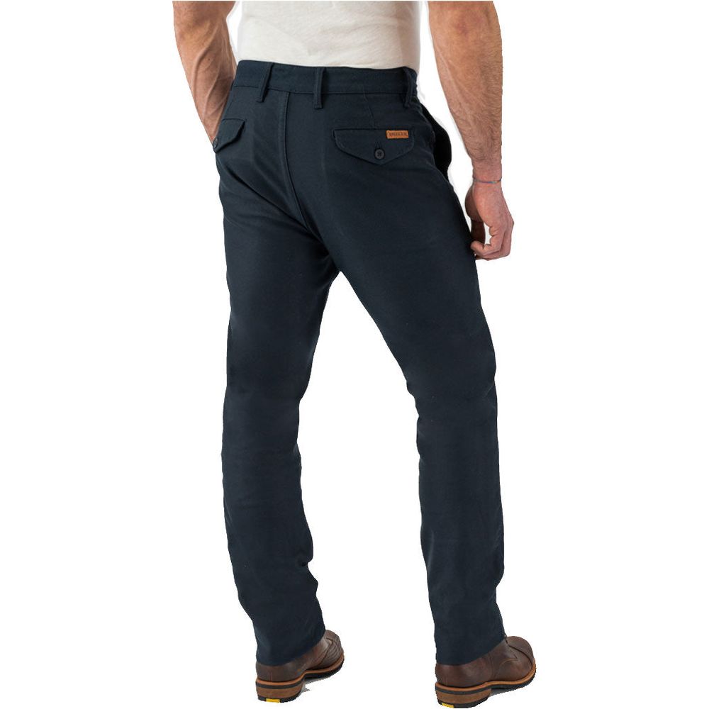 Rokker Chino Textile Trouser Navy