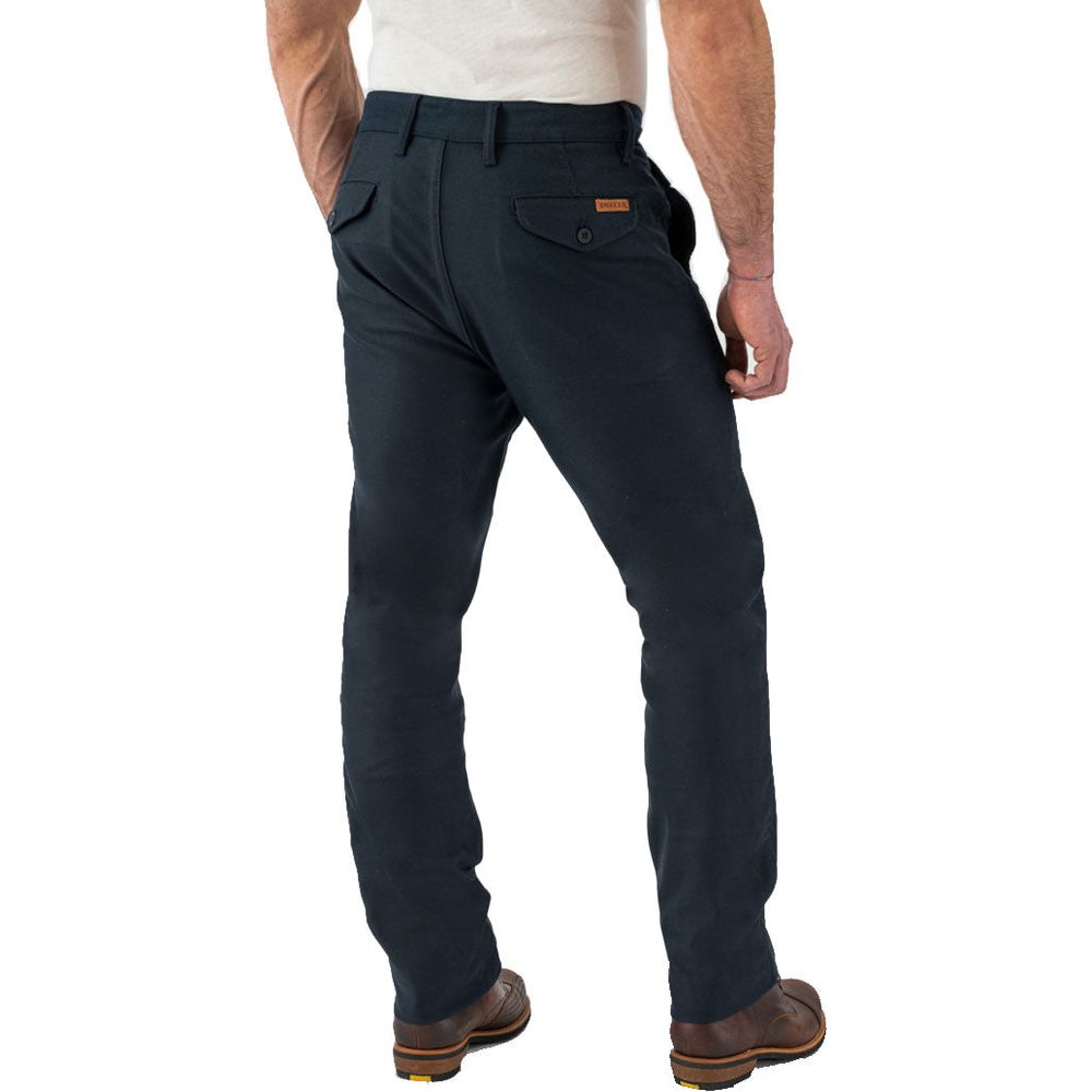 Rokker Chino Textile Trouser Navy