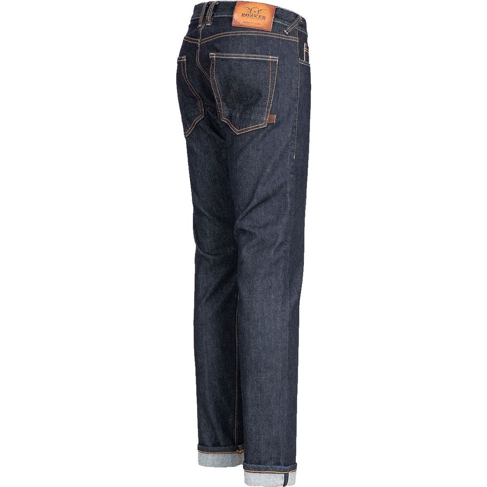 Rokker Iron Selvedge Raw Denim Jeans Blue