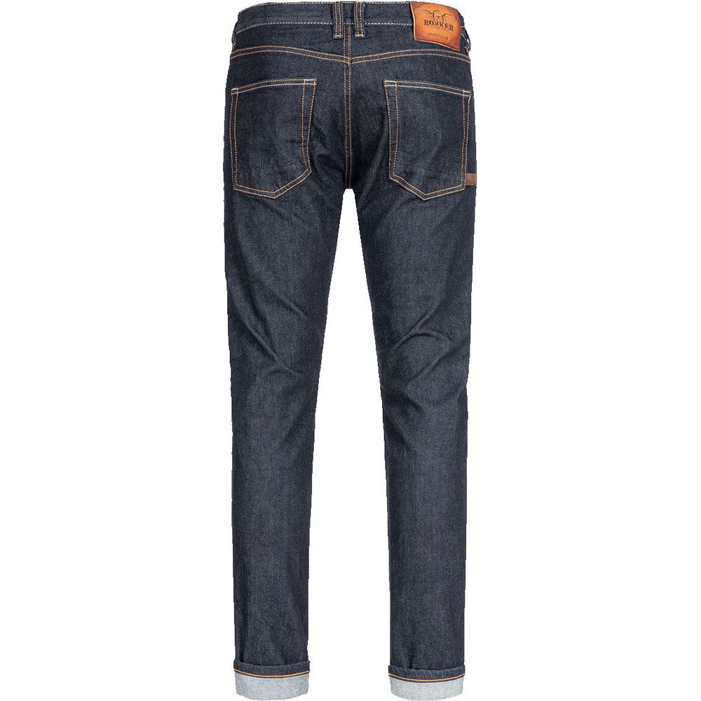 Rokker Iron Selvedge Raw Denim Jeans Blue