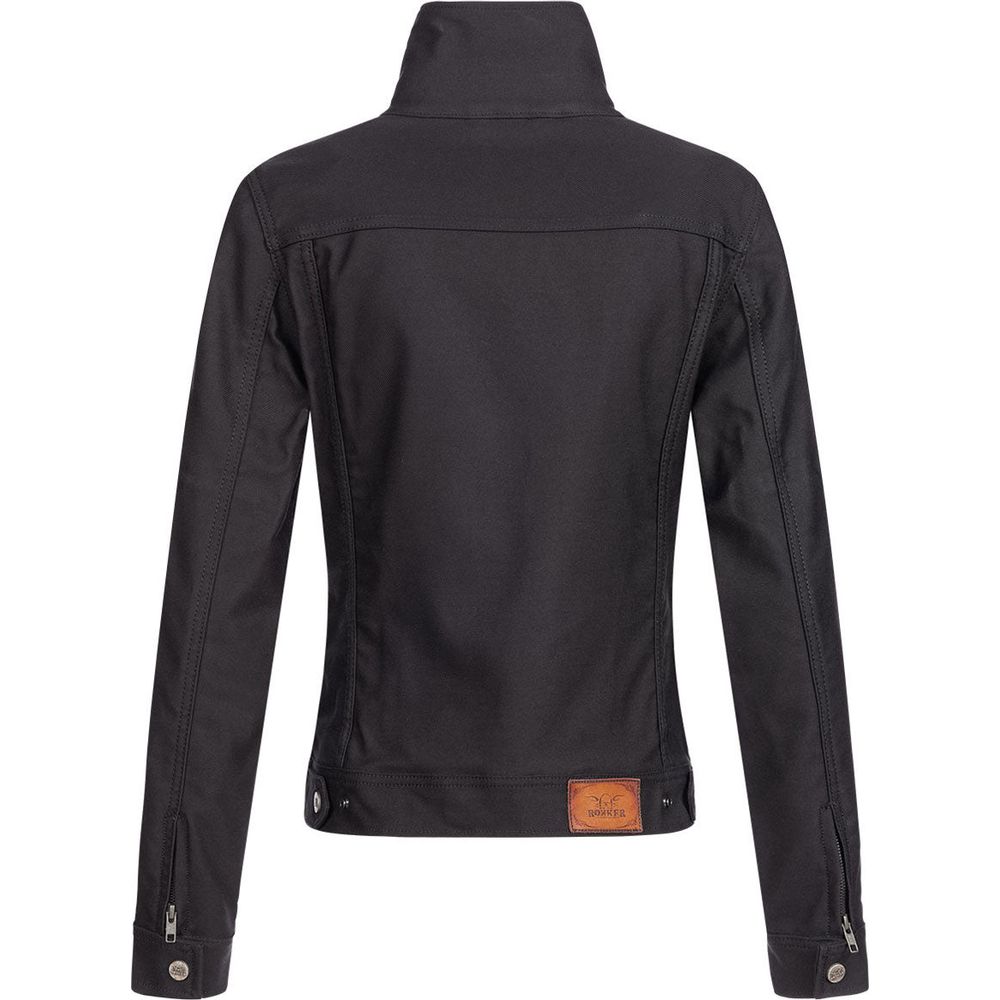 Rokker Ladies Short Textile Jacket Black