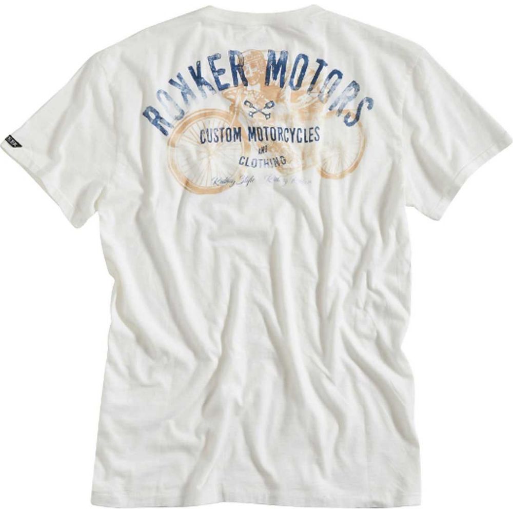 Rokker Motors T-Shirt Vintage White