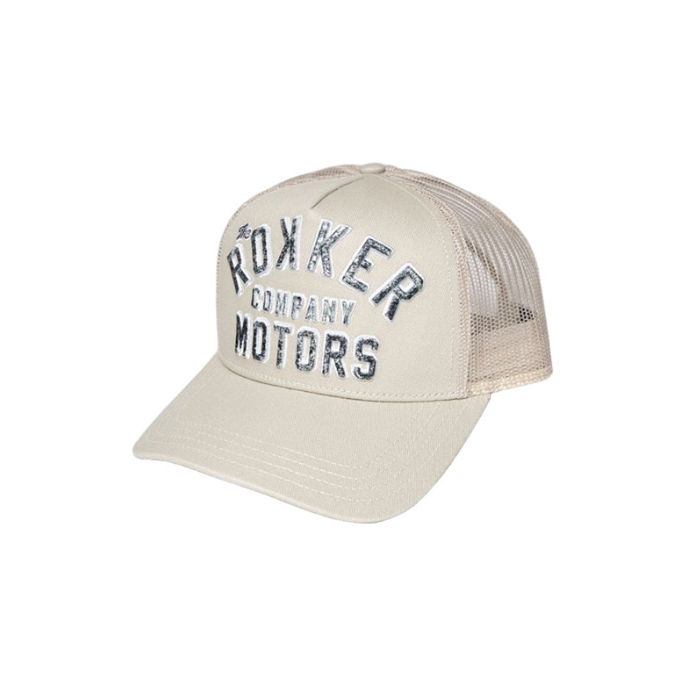 Rokker Motors Trucker Cap Grey / Beige