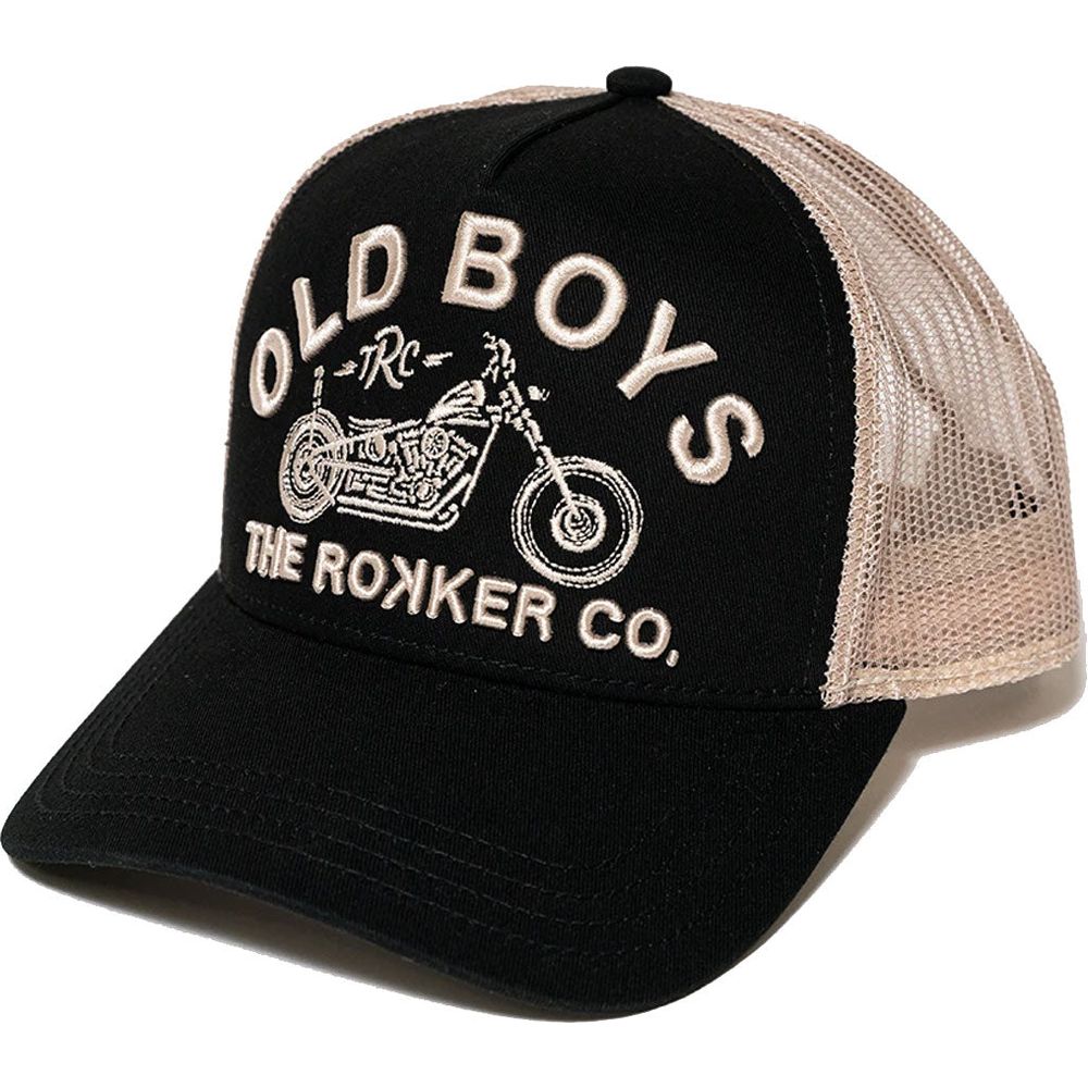 Rokker Old Boys Trucker Cap Black / Beige