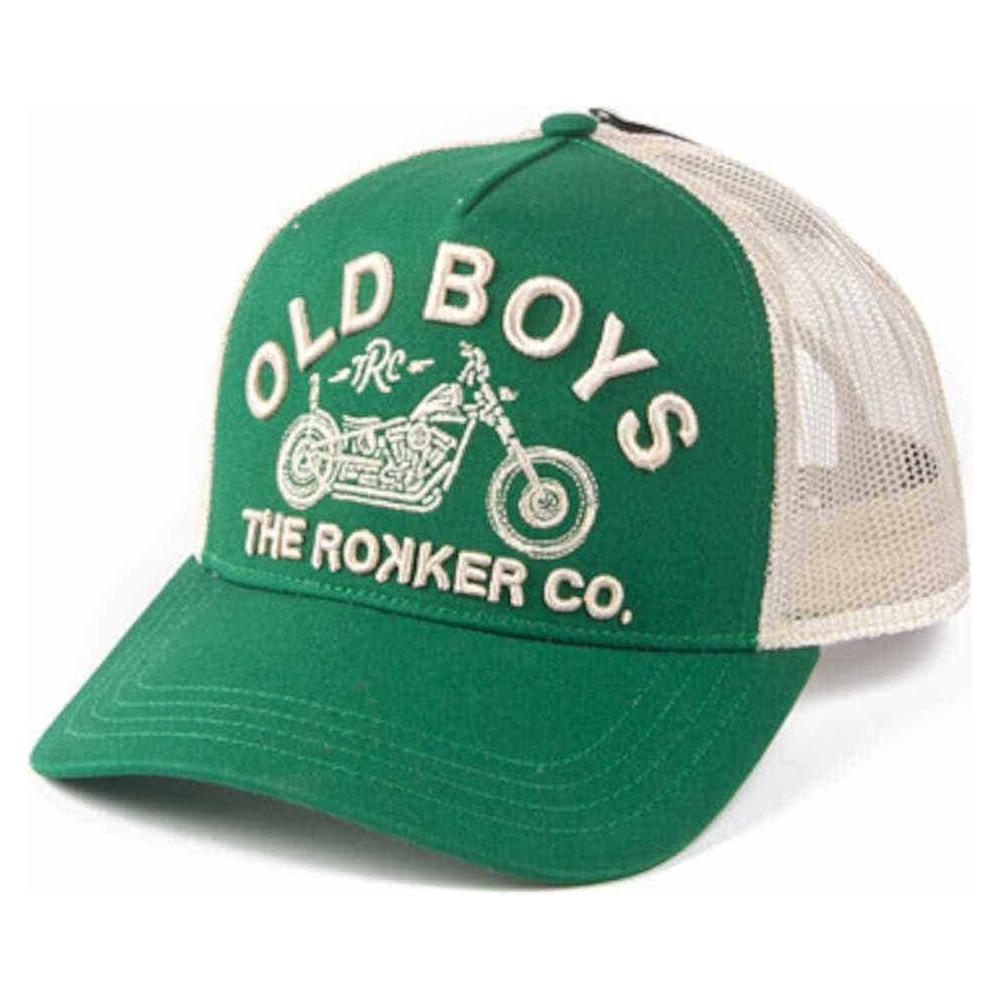 Rokker Old Boys Trucker Cap Green / Sand
