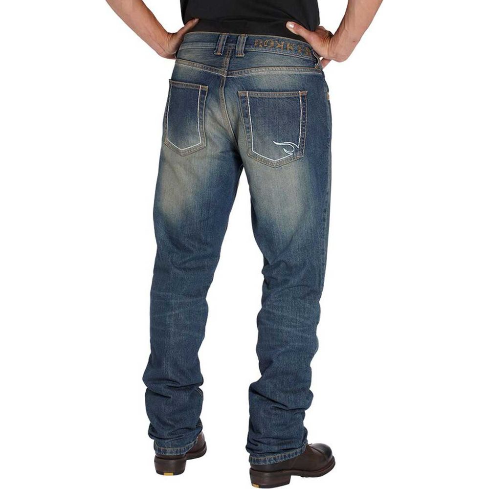 Rokker Original Denim Jeans Stonewashed Blue