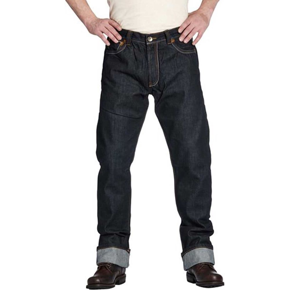 Rokker Original Raw Denim Jeans Selvedge Black