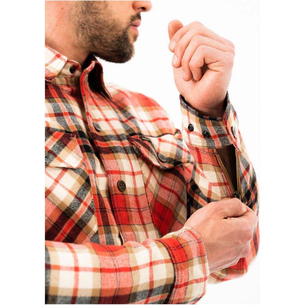 Rokker Phoenix Rider Shirt Red / Black / Beige