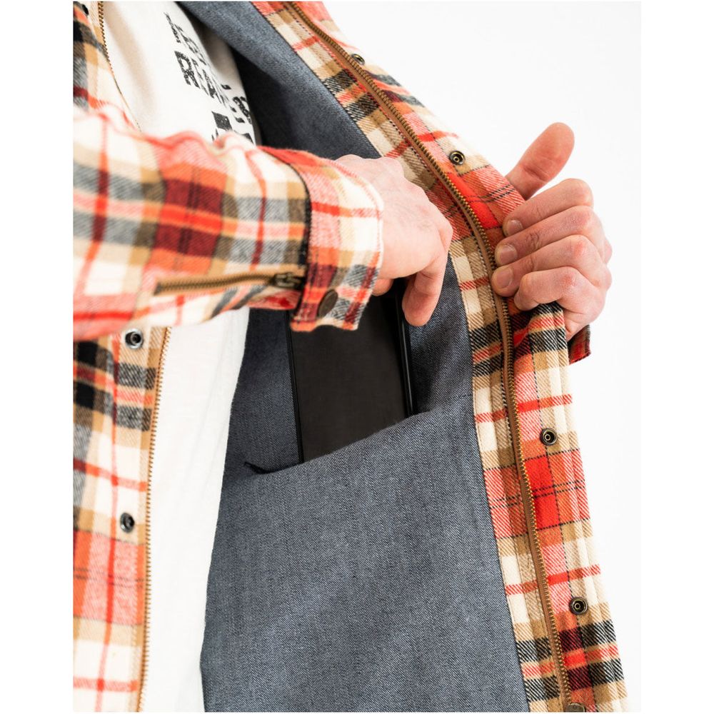 Rokker Phoenix Rider Shirt Red / Black / Beige