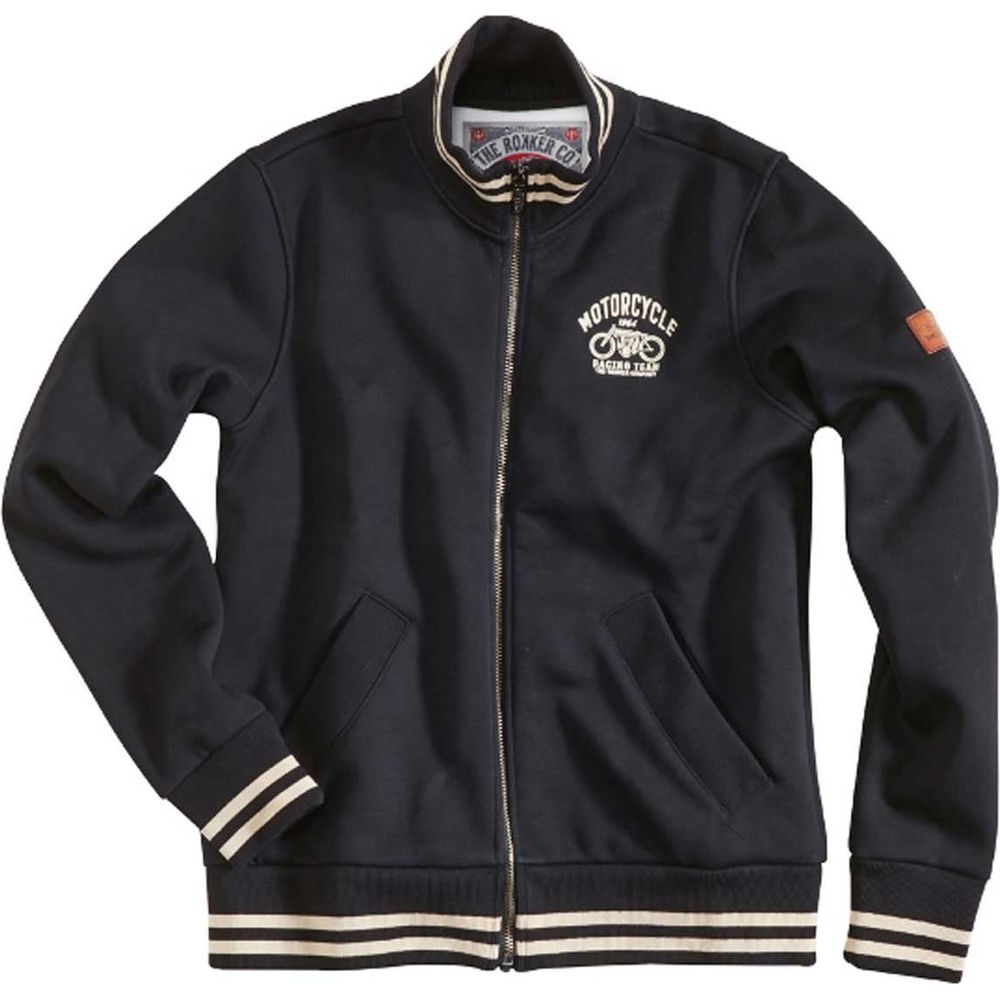 Rokker Racing Team Zip Textile Jacket Black