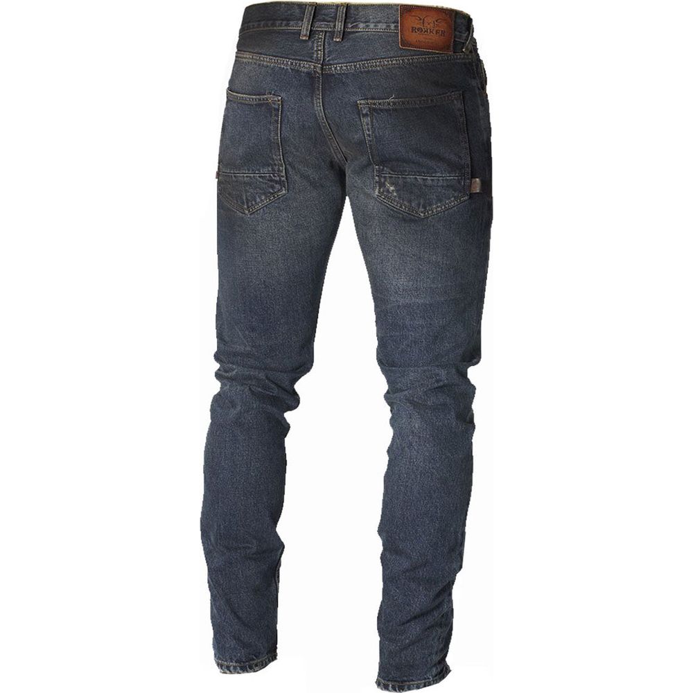 Rokker Reno Denim Jeans Deep Blue