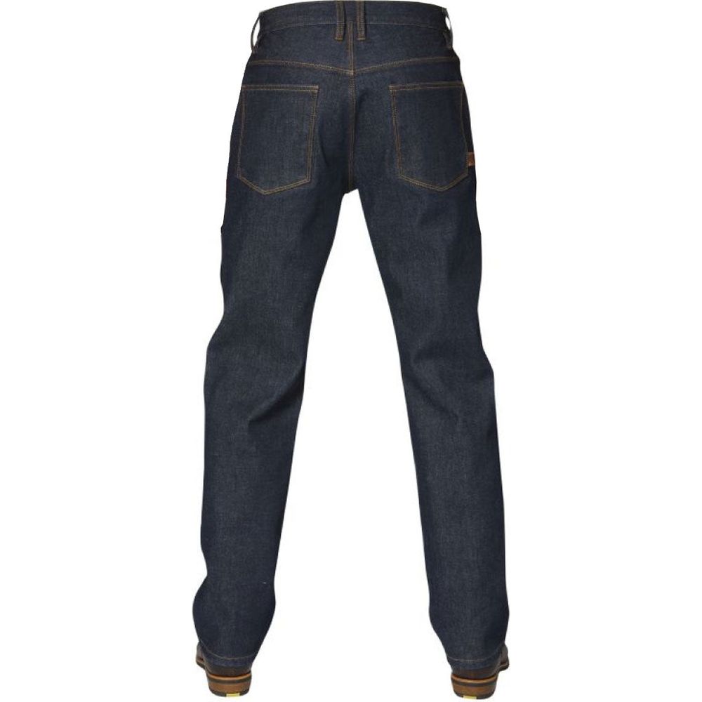Rokker Revolution Straight Fit Denim Jeans Raw Blue