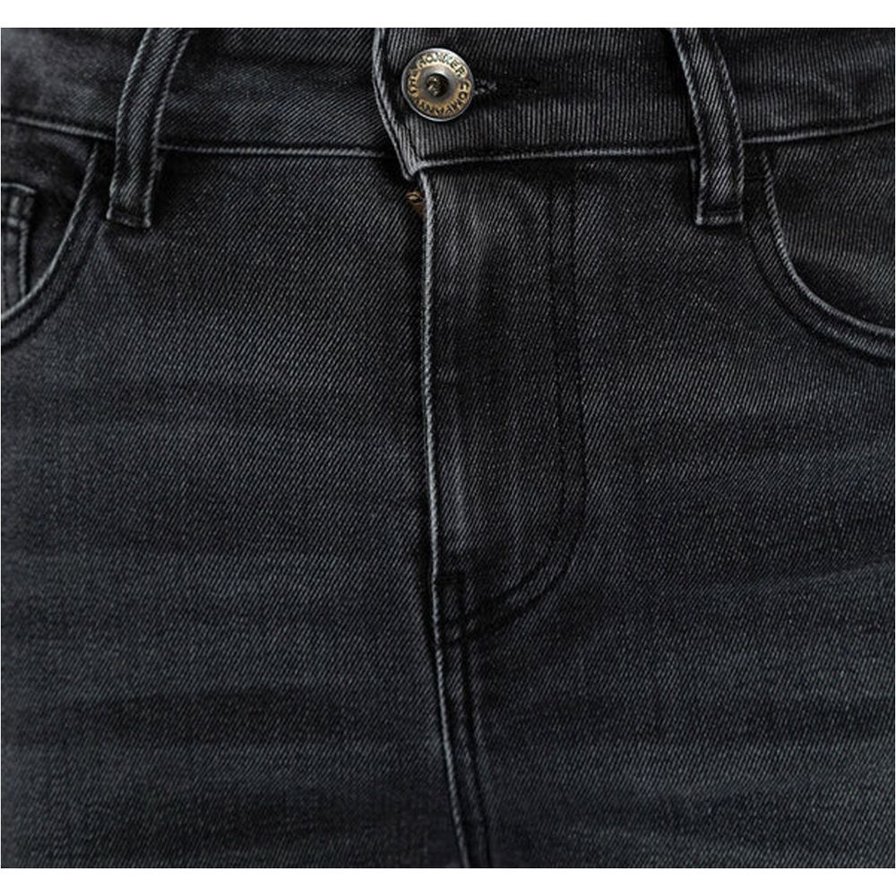 Rokker Rokkertech Ladies High Waist Denim Jeans Dark Grey