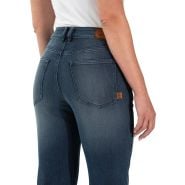 Rokker Rokkertech Ladies Mid-Rise Slim Fit Denim Jeans Blue