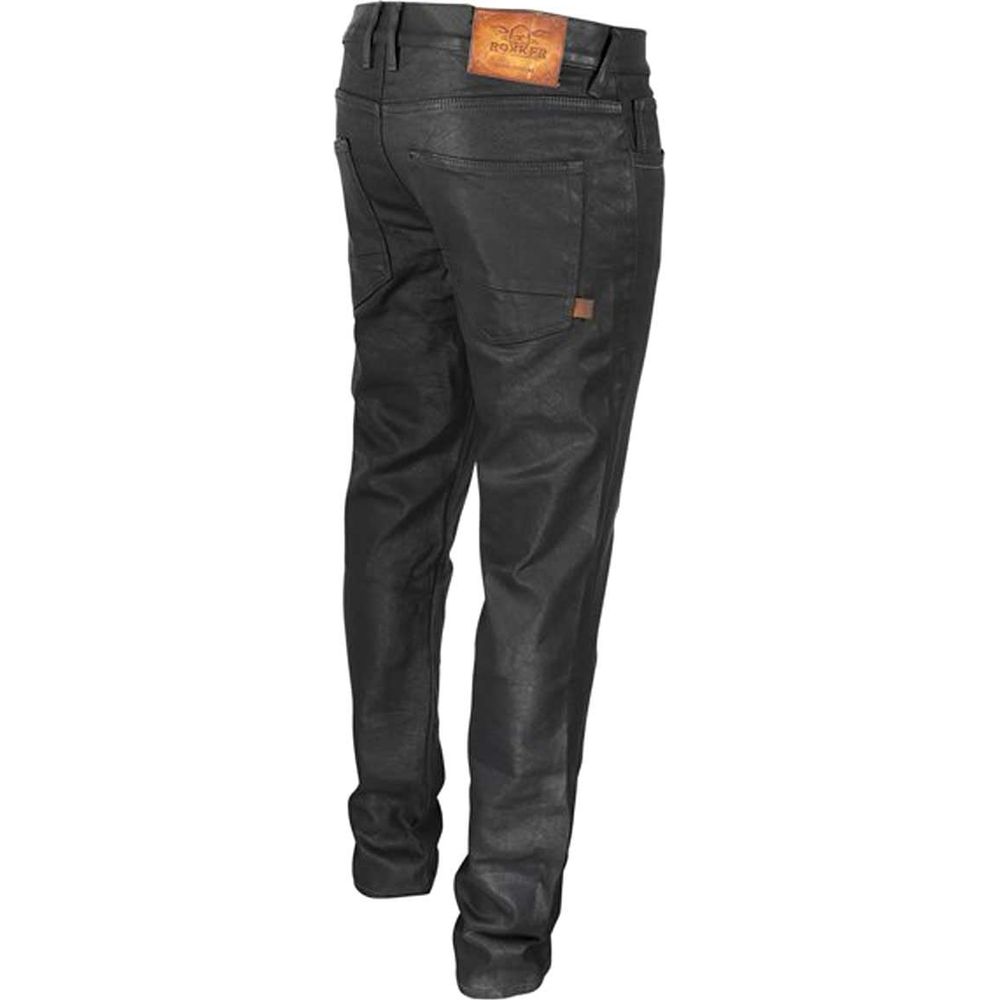 Rokker Rokkertech Slim Fit Denim Jeans Black