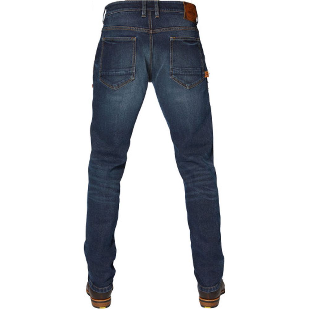 Rokker Rokkertech Tapered Slim Fit Denim Jeans Dark Blue