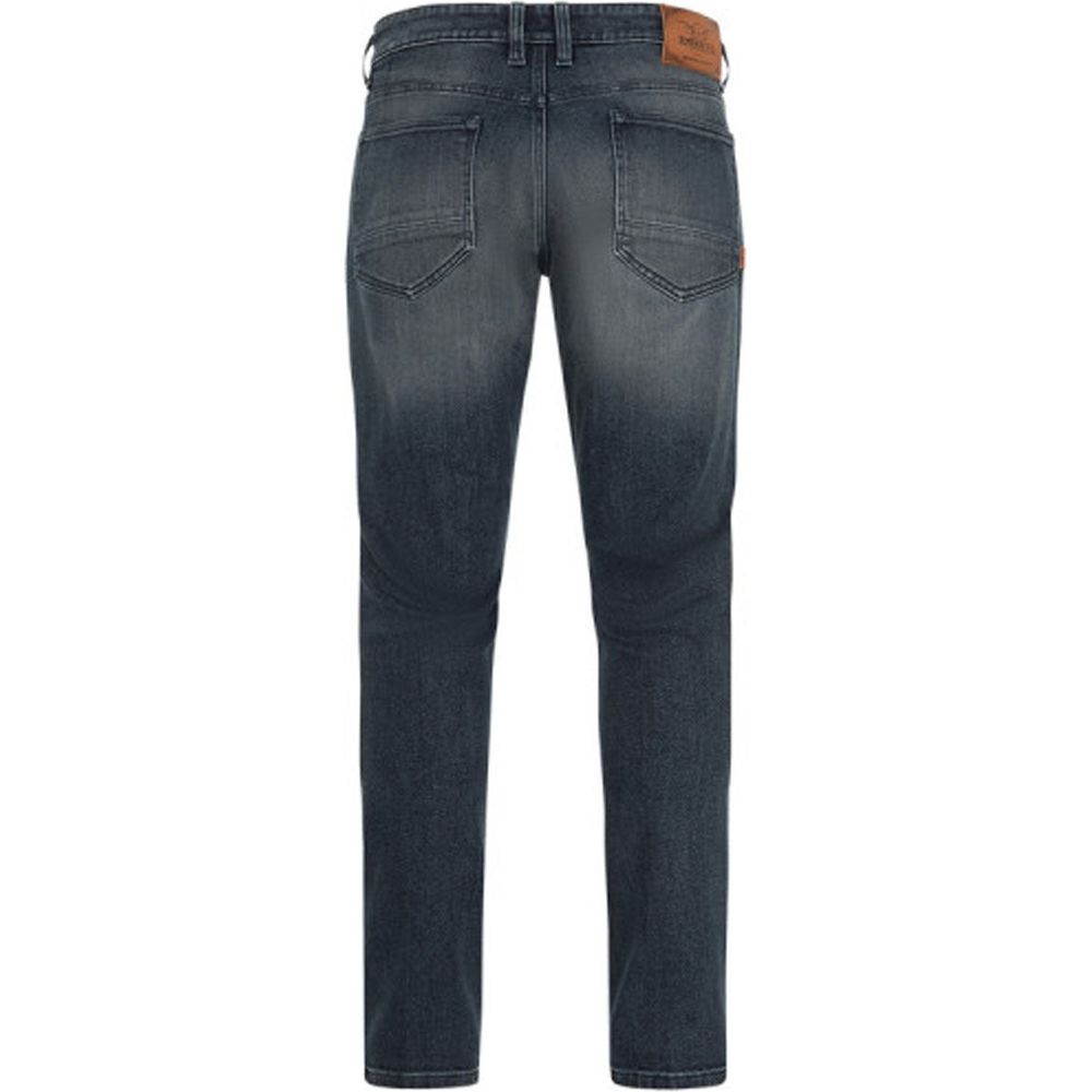 Rokker Rokkertech Tapered Slim Fit Denim Jeans Mid Blue