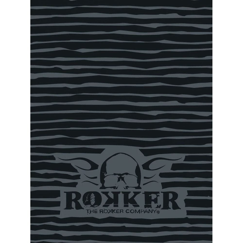 Rokker Stripes Neck Tube Black / Grey