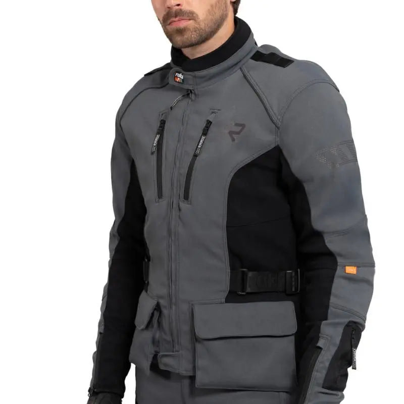 Rukka Air Vihti Textile Jacket Grey - FREE UK Shipping, FREE 365 Day Returns | Moto Central