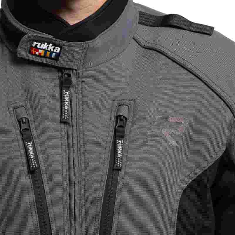 Rukka Air Vihti Textile Jacket Grey - FREE UK Shipping, FREE 365 Day Returns | Moto Central