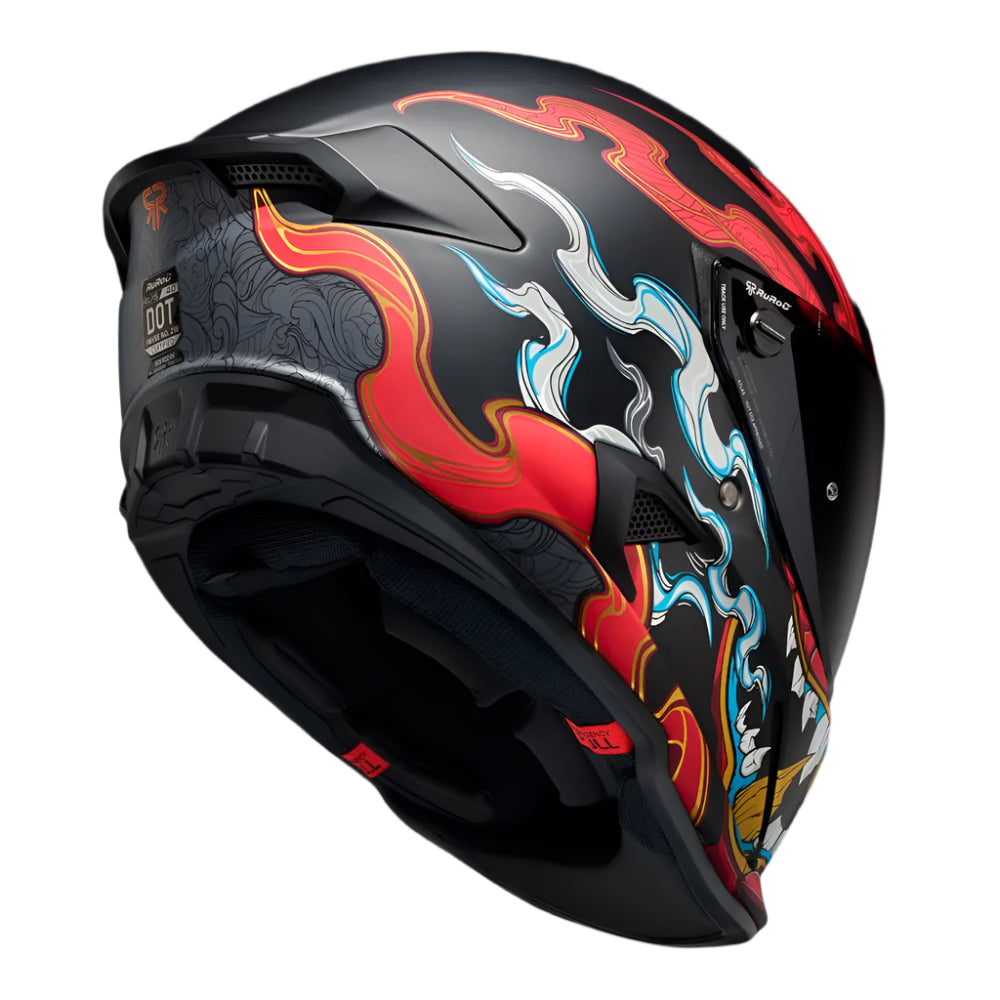 Ruroc AT4.0 Carbon Daimyo FREE UK Delivery, FREE 365 Day Returns | Moto Central
