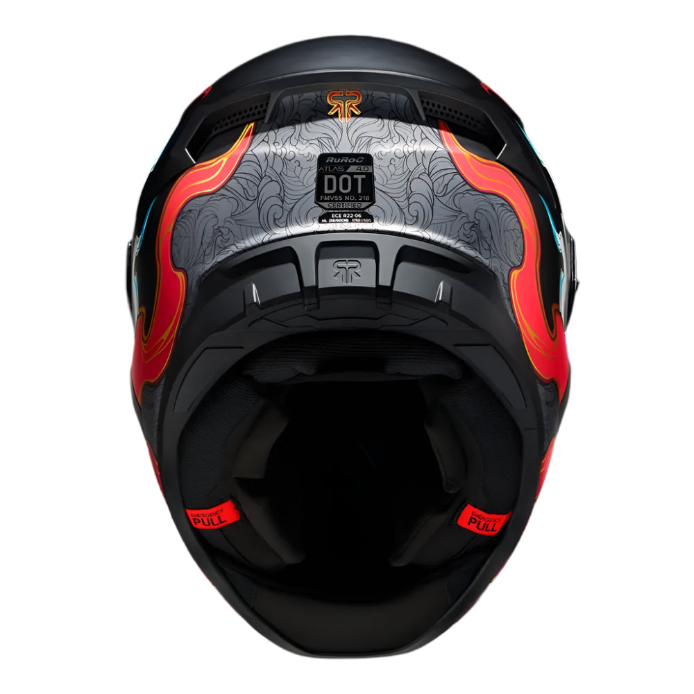 Ruroc AT4.0 Carbon Daimyo FREE UK Delivery, FREE 365 Day Returns | Moto Central