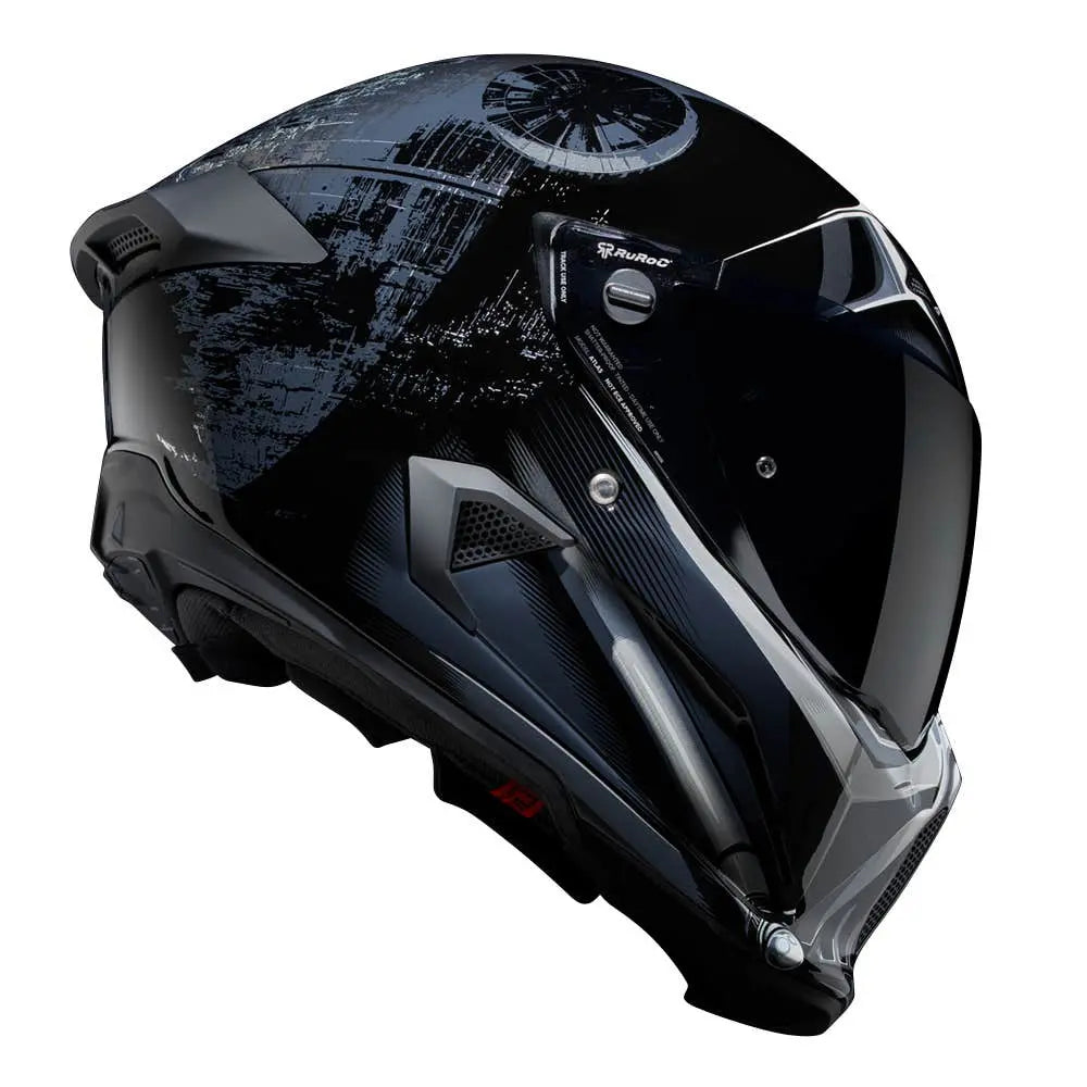 Ruroc AT4.0 Carbon Darth Vader FREE UK Delivery, FREE 365 Day Returns | Moto Central