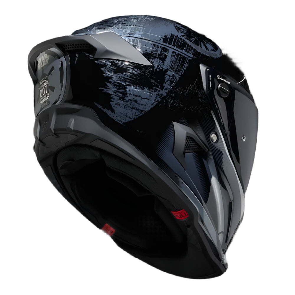 Ruroc AT4.0 Carbon Darth Vader FREE UK Delivery, FREE 365 Day Returns | Moto Central
