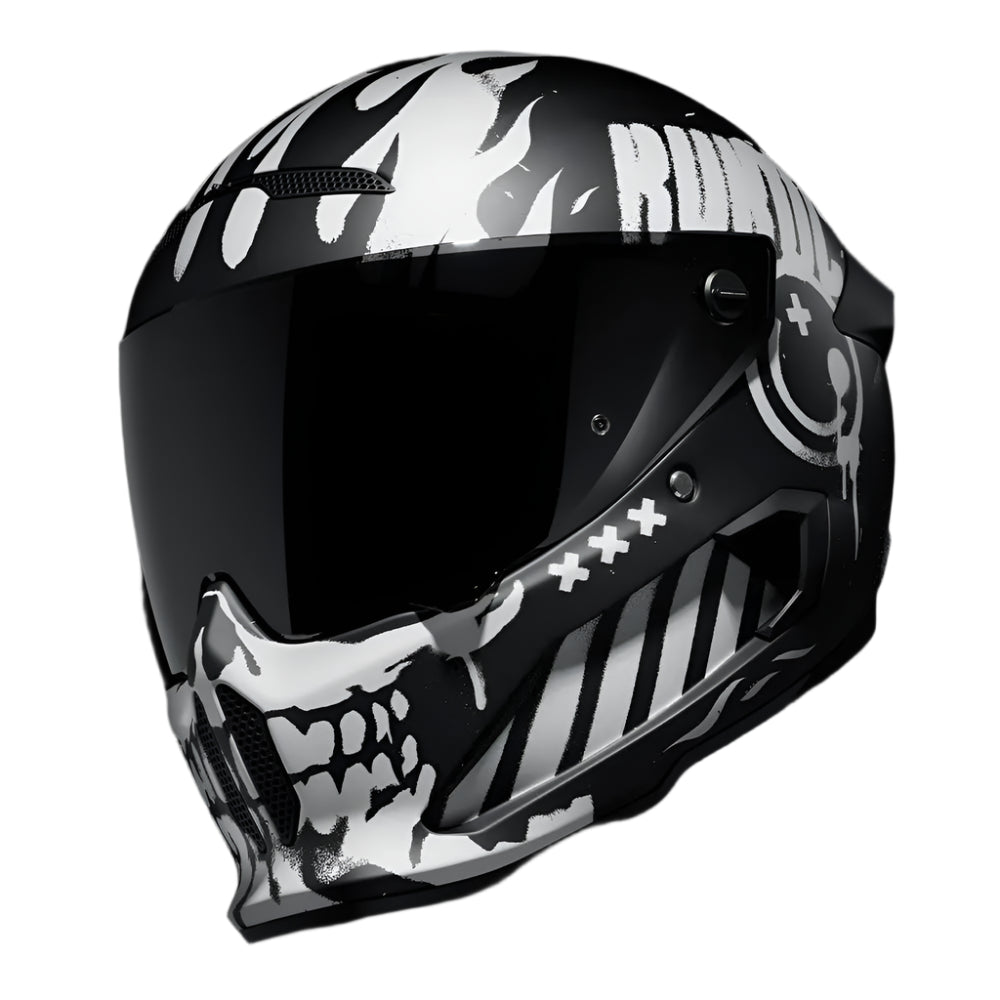 Ruroc AT4.0 Carbon Disarray FREE UK Delivery, FREE 365 Day Returns | Moto Central