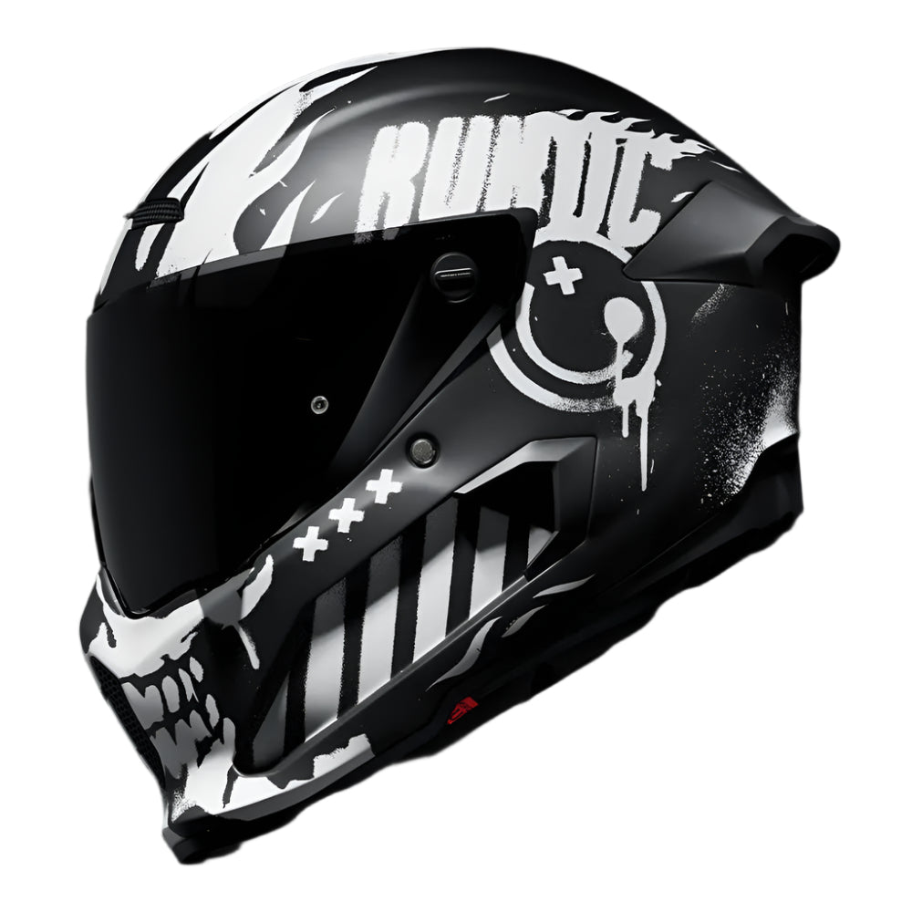 Ruroc AT4.0 Carbon Disarray FREE UK Delivery, FREE 365 Day Returns | Moto Central