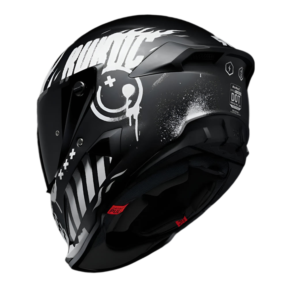 Ruroc AT4.0 Carbon Disarray FREE UK Delivery, FREE 365 Day Returns | Moto Central