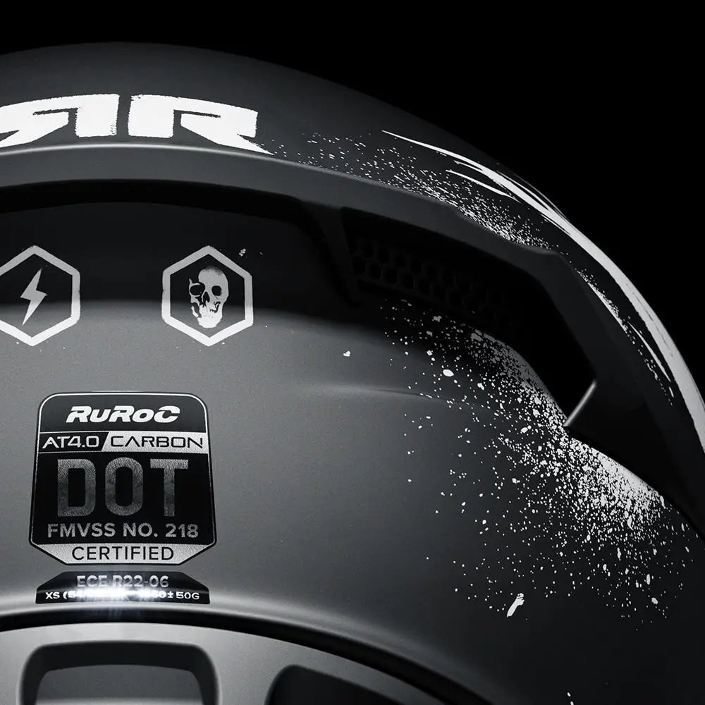 Ruroc AT4.0 Carbon Disarray FREE UK Delivery, FREE 365 Day Returns | Moto Central