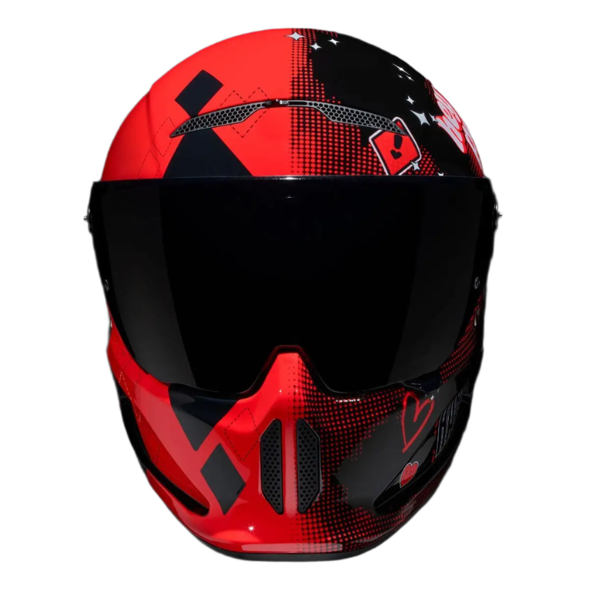 Ruroc AT4.0 Carbon Harley Quinn FREE UK Delivery, FREE 365 Day Returns | Moto Central